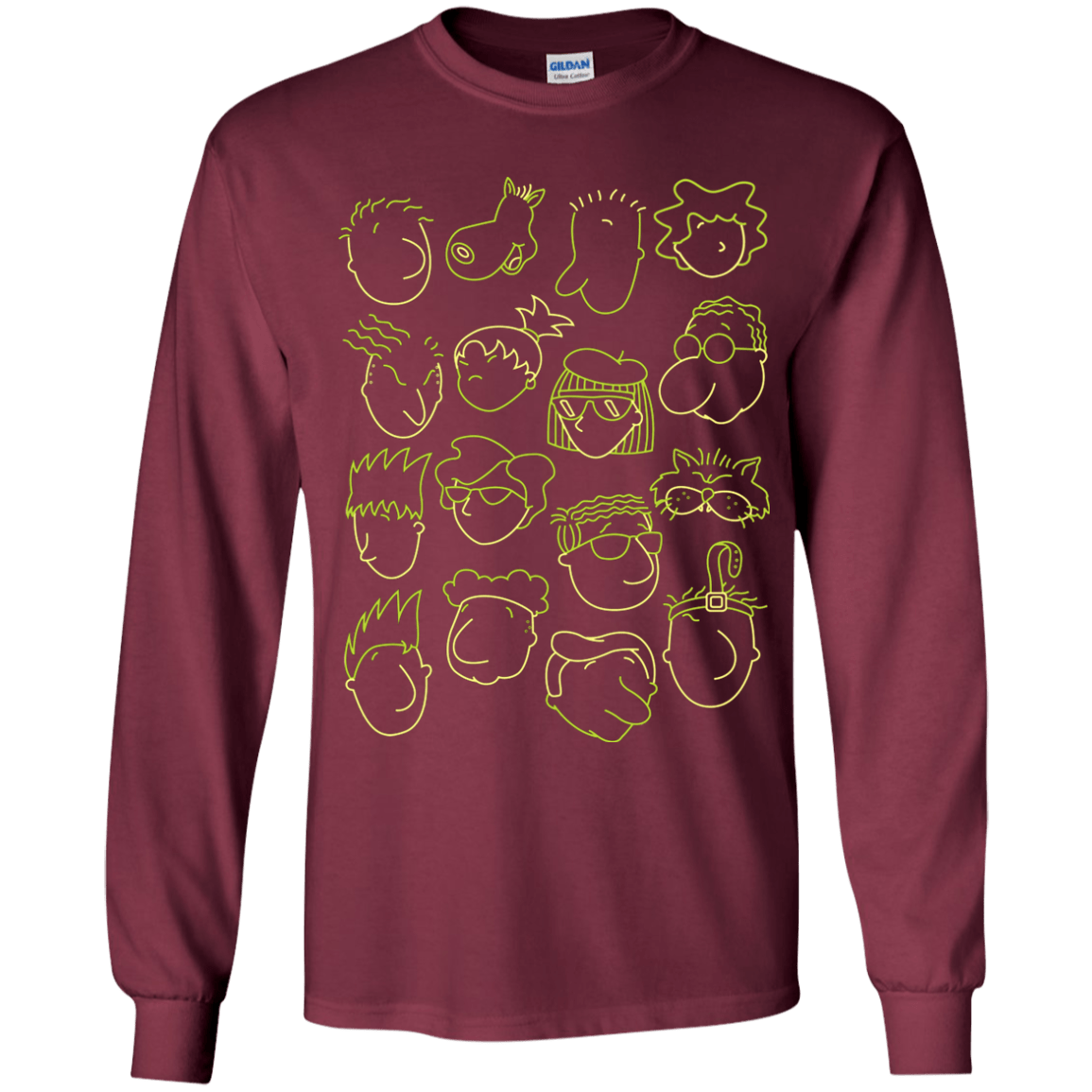 T-Shirts Maroon / YS DOUG Youth Long Sleeve T-Shirt