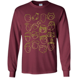 T-Shirts Maroon / YS DOUG Youth Long Sleeve T-Shirt