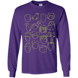 T-Shirts Purple / YS DOUG Youth Long Sleeve T-Shirt