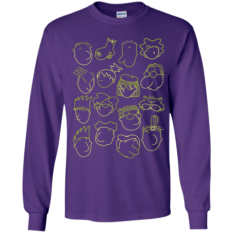 T-Shirts Purple / YS DOUG Youth Long Sleeve T-Shirt