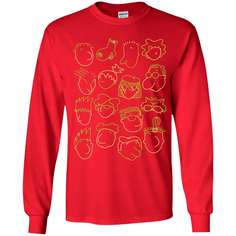 T-Shirts Red / YS DOUG Youth Long Sleeve T-Shirt