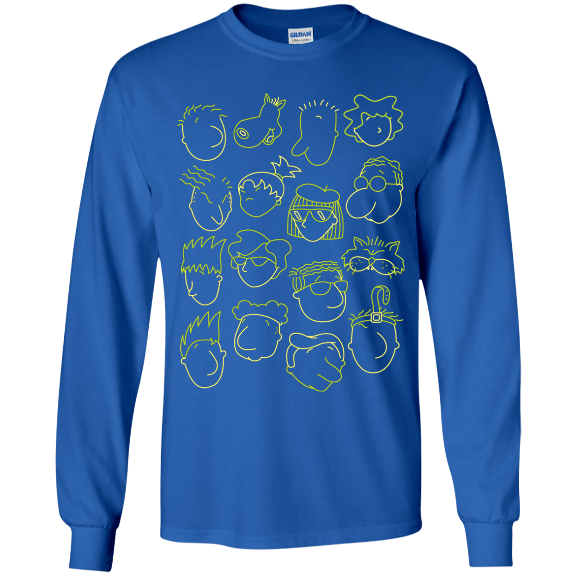 T-Shirts Royal / YS DOUG Youth Long Sleeve T-Shirt