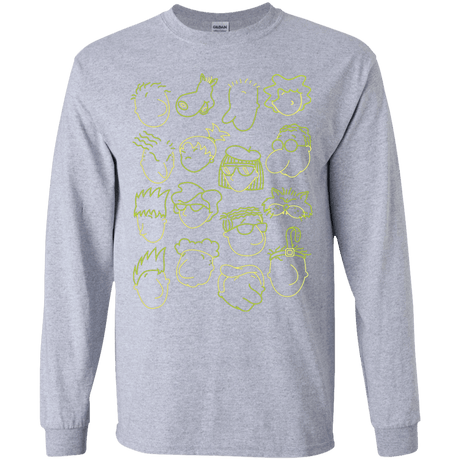 T-Shirts Sport Grey / YS DOUG Youth Long Sleeve T-Shirt