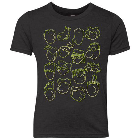 T-Shirts Vintage Black / YXS DOUG Youth Triblend T-Shirt