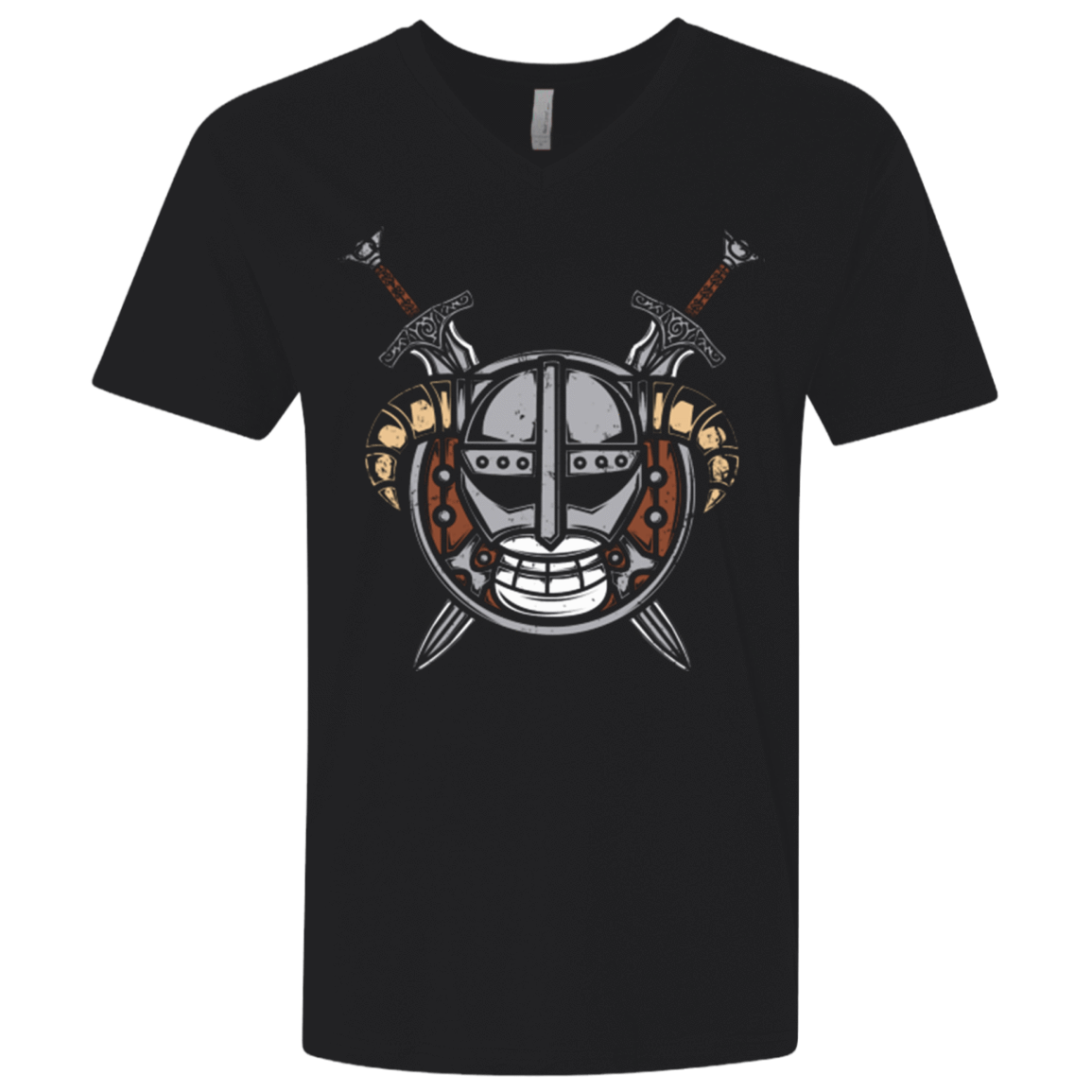 T-Shirts Black / X-Small Dovahkiin Pirate Men's Premium V-Neck