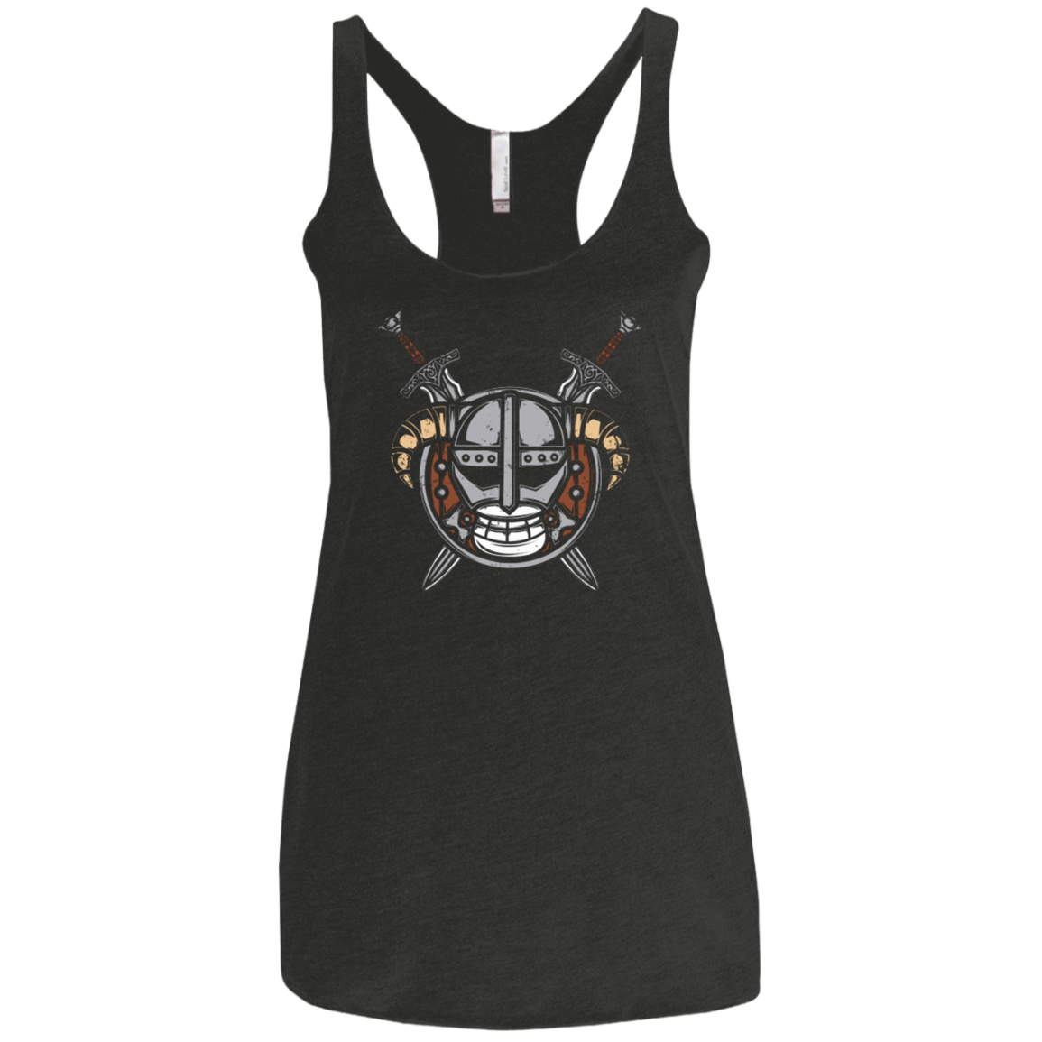 T-Shirts Vintage Black / X-Small Dovahkiin Pirate Women's Triblend Racerback Tank
