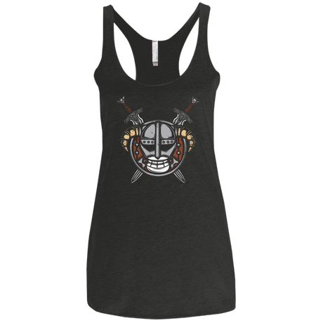 T-Shirts Vintage Black / X-Small Dovahkiin Pirate Women's Triblend Racerback Tank