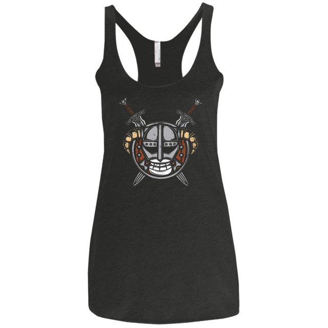 T-Shirts Vintage Black / X-Small Dovahkiin Pirate Women's Triblend Racerback Tank