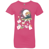 T-Shirts Hot Pink / YXS Down the rabbit hole Girls Premium T-Shirt