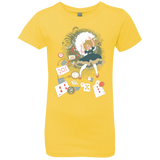 T-Shirts Vibrant Yellow / YXS Down the rabbit hole Girls Premium T-Shirt