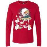 T-Shirts Red / Small Down the rabbit hole Men's Premium Long Sleeve