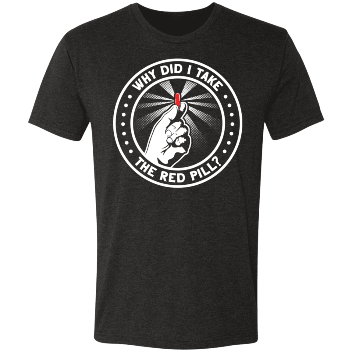 T-Shirts Vintage Black / S Down The Rabbit Hole Men's Triblend T-Shirt