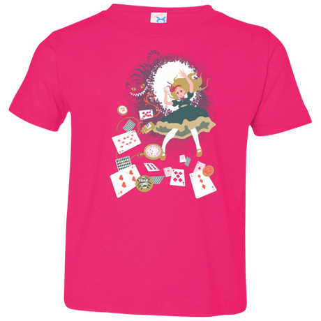 T-Shirts Hot Pink / 2T Down the rabbit hole Toddler Premium T-Shirt