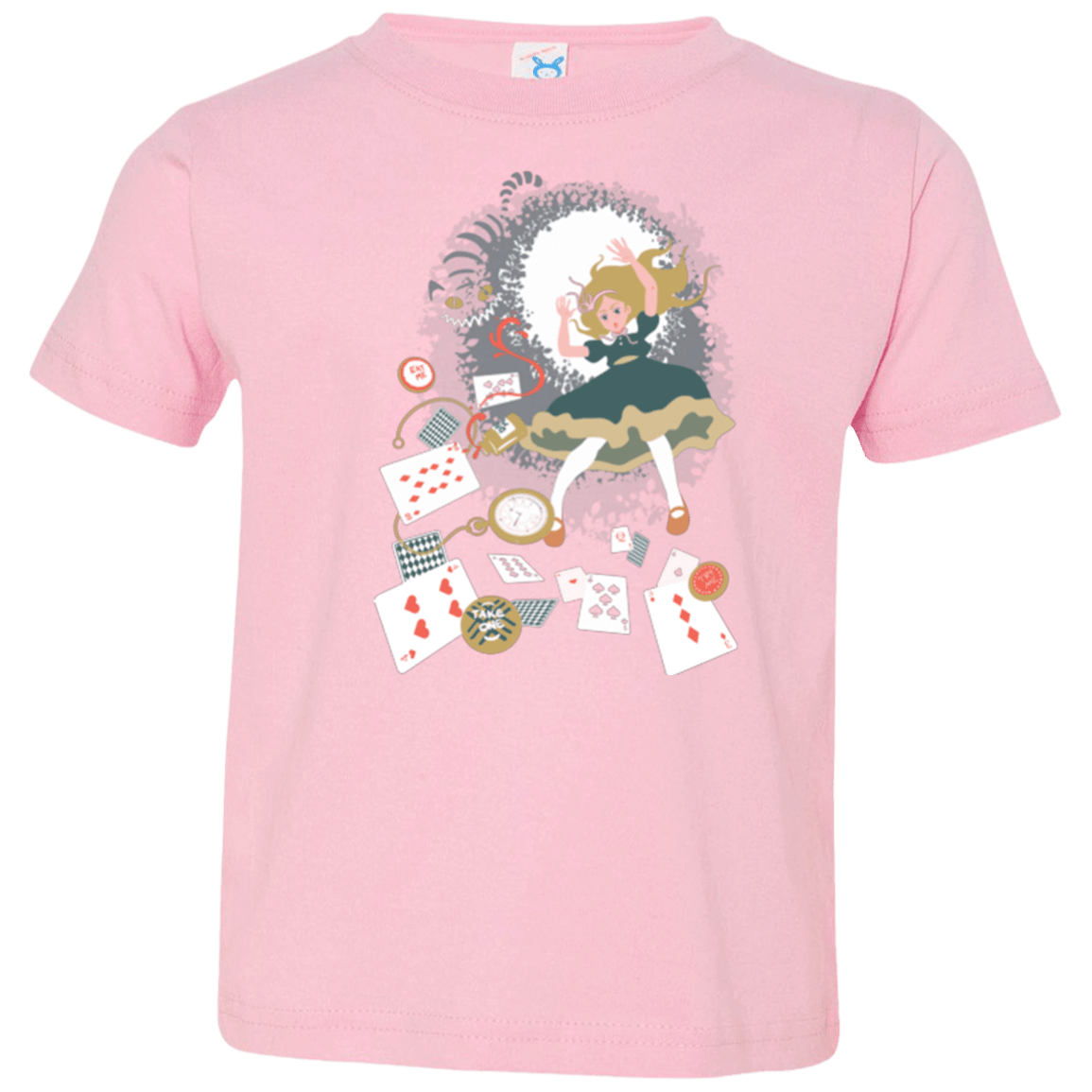 T-Shirts Pink / 2T Down the rabbit hole Toddler Premium T-Shirt