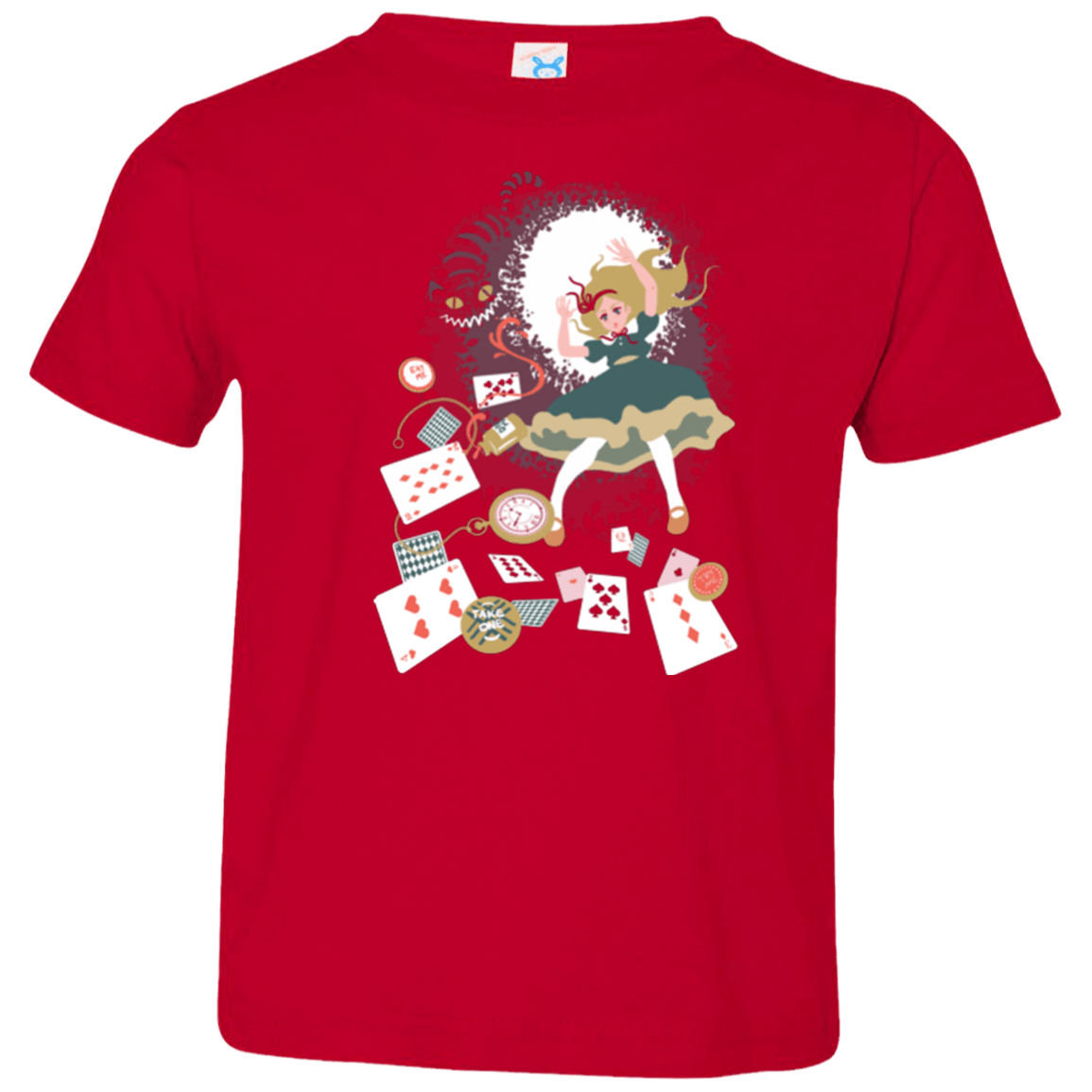 T-Shirts Red / 2T Down the rabbit hole Toddler Premium T-Shirt
