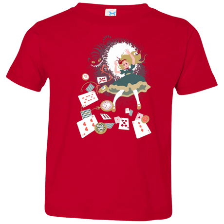 T-Shirts Red / 2T Down the rabbit hole Toddler Premium T-Shirt