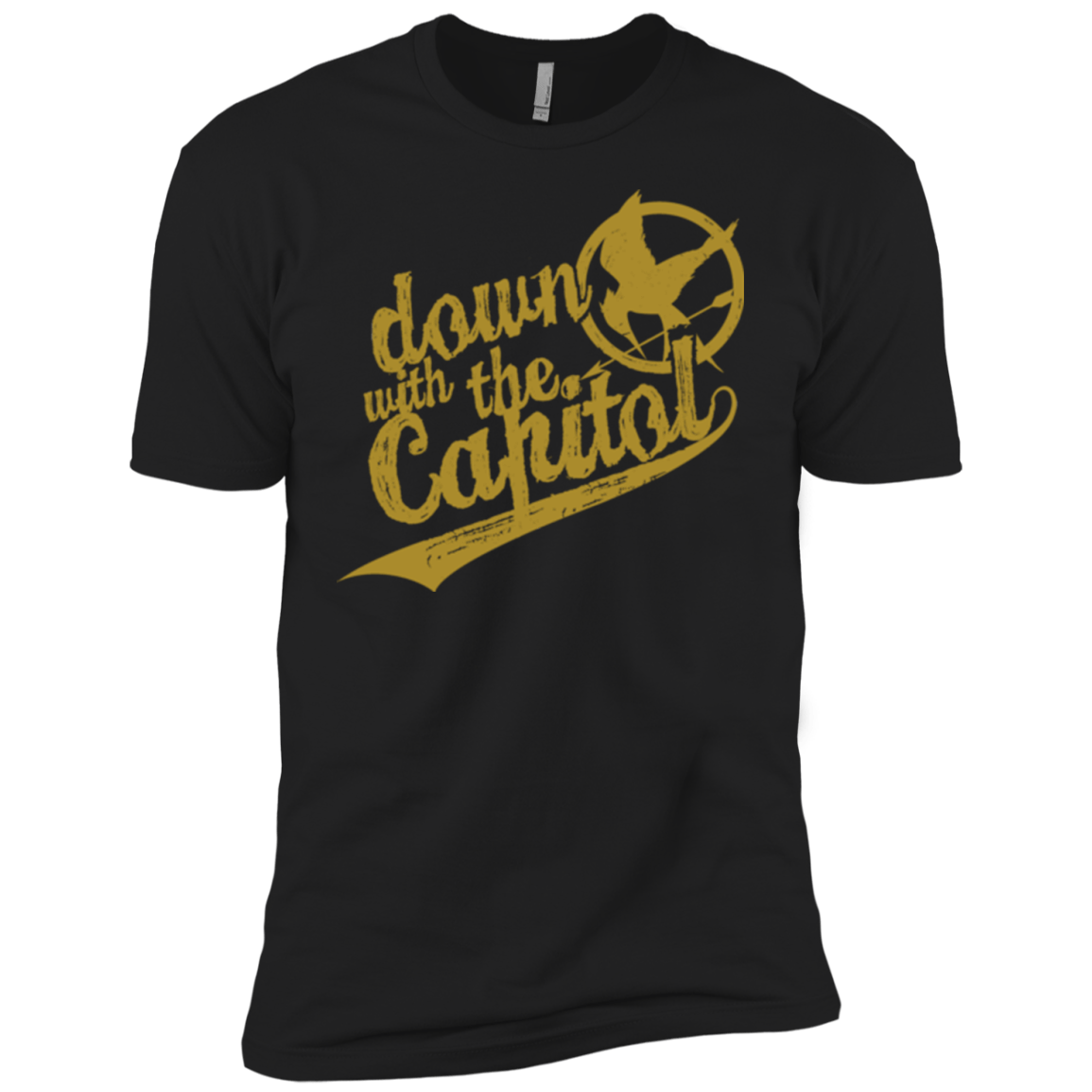 T-Shirts Black / YXS Down with the Capitol Boys Premium T-Shirt