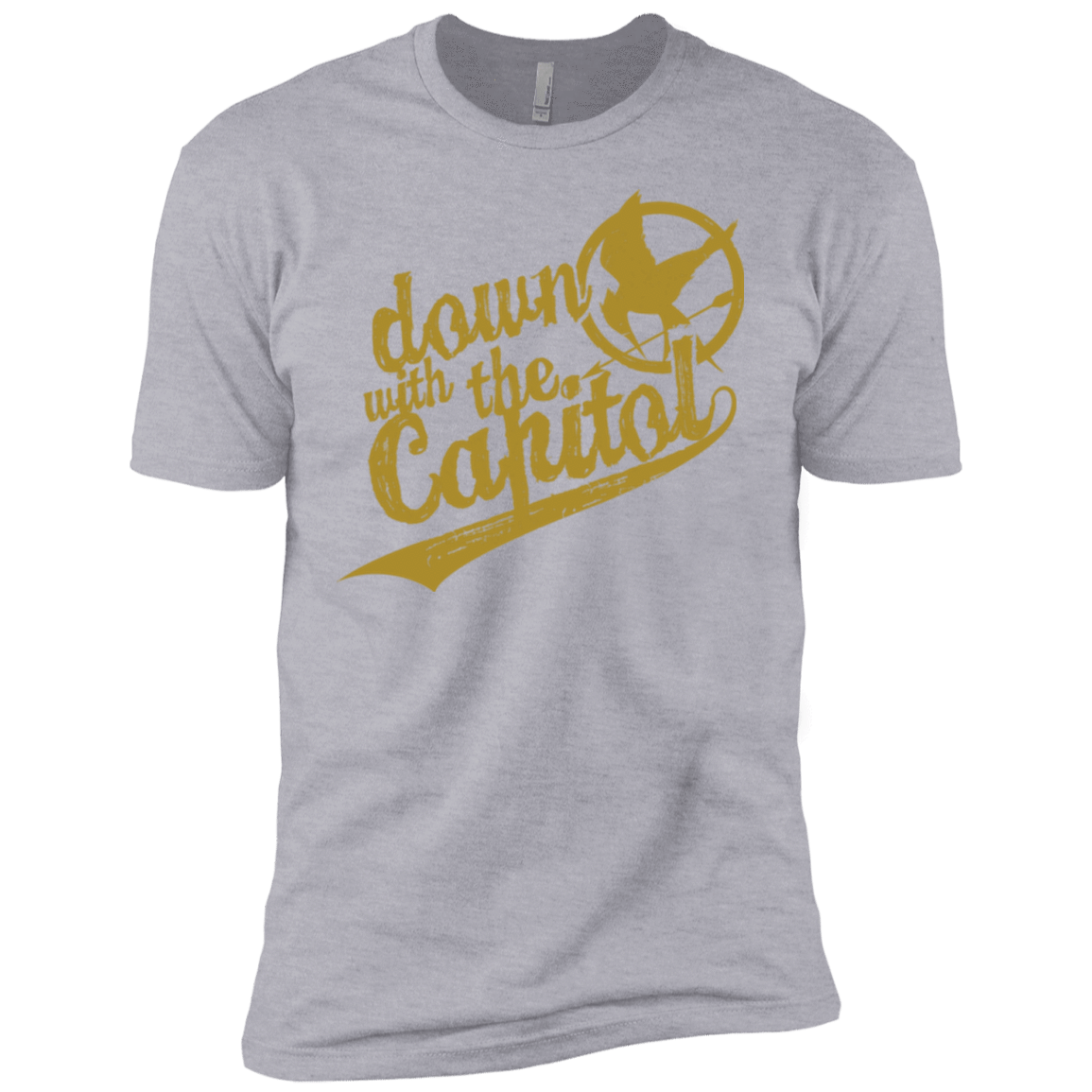 T-Shirts Heather Grey / YXS Down with the Capitol Boys Premium T-Shirt