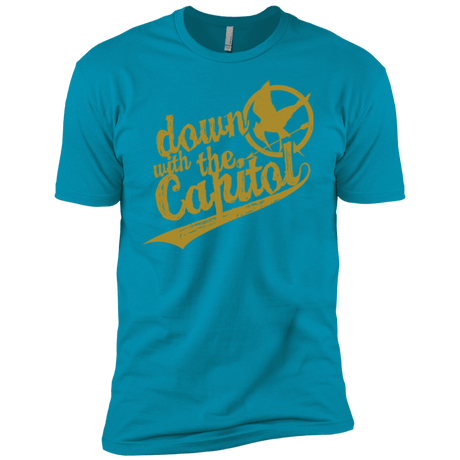 T-Shirts Turquoise / YXS Down with the Capitol Boys Premium T-Shirt