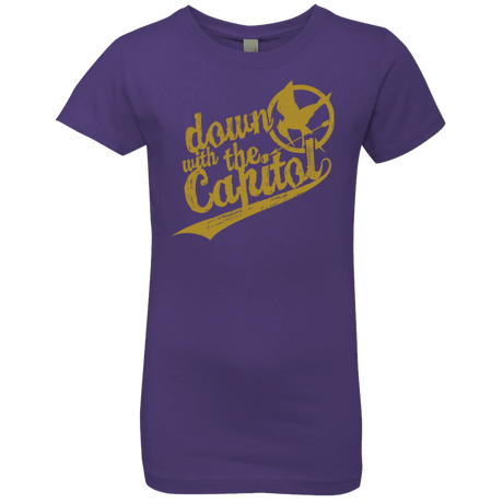 T-Shirts Purple Rush / YXS Down with the Capitol Girls Premium T-Shirt