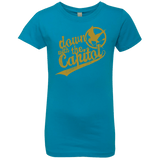 T-Shirts Turquoise / YXS Down with the Capitol Girls Premium T-Shirt
