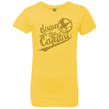 T-Shirts Vibrant Yellow / YXS Down with the Capitol Girls Premium T-Shirt