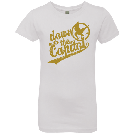 T-Shirts White / YXS Down with the Capitol Girls Premium T-Shirt