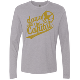 T-Shirts Heather Grey / Small Down with the Capitol Men's Premium Long Sleeve