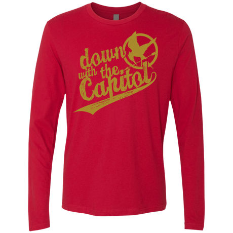 T-Shirts Red / Small Down with the Capitol Men's Premium Long Sleeve