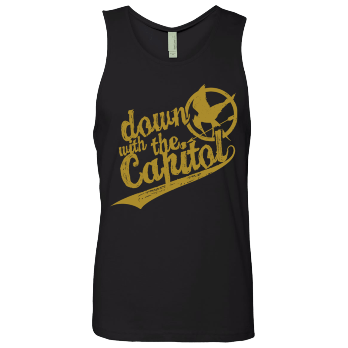 T-Shirts Black / Small Down with the Capitol Men's Premium Tank Top