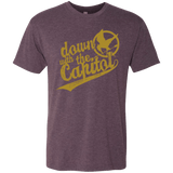 T-Shirts Vintage Purple / Small Down with the Capitol Men's Triblend T-Shirt
