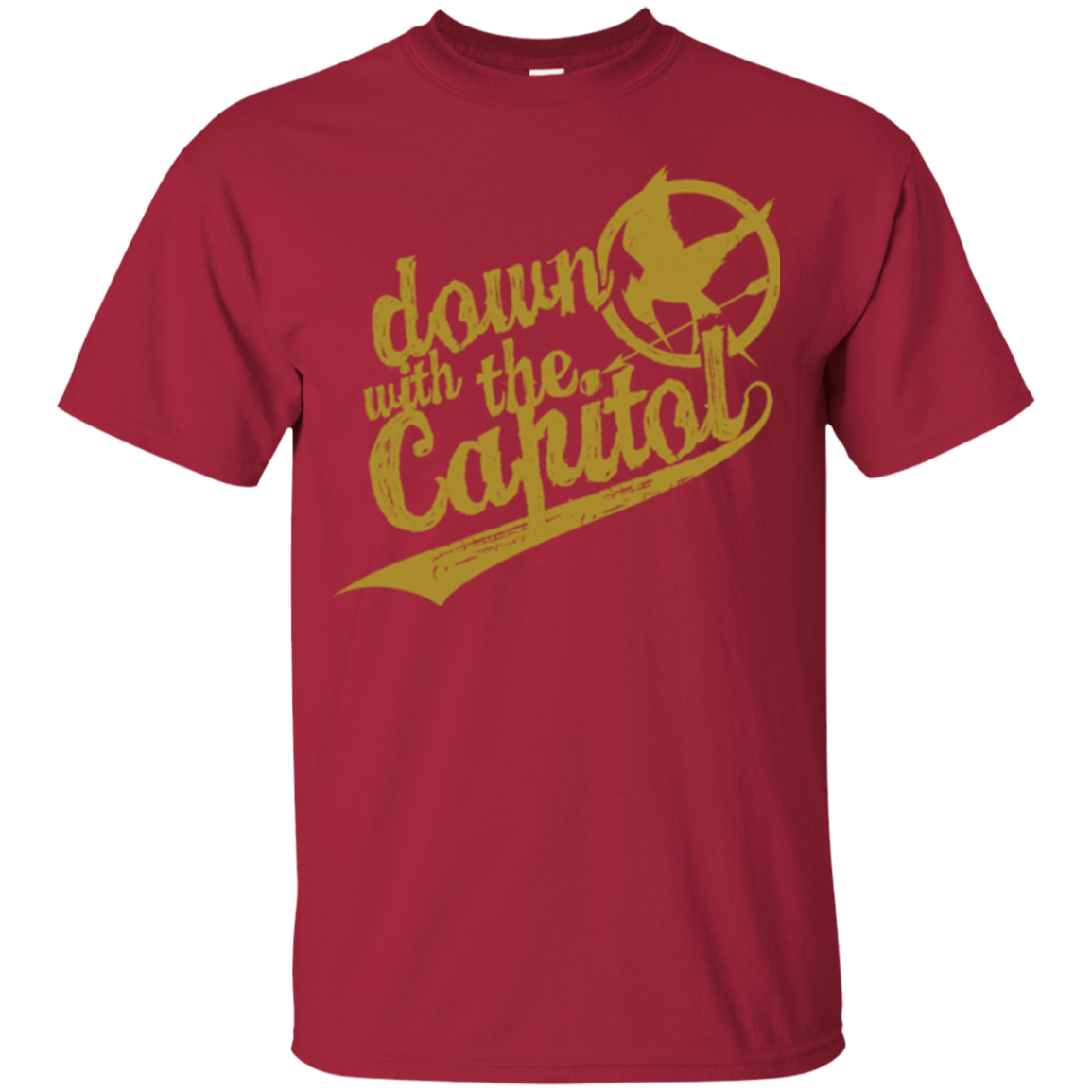 T-Shirts Cardinal / Small Down with the Capitol T-Shirt
