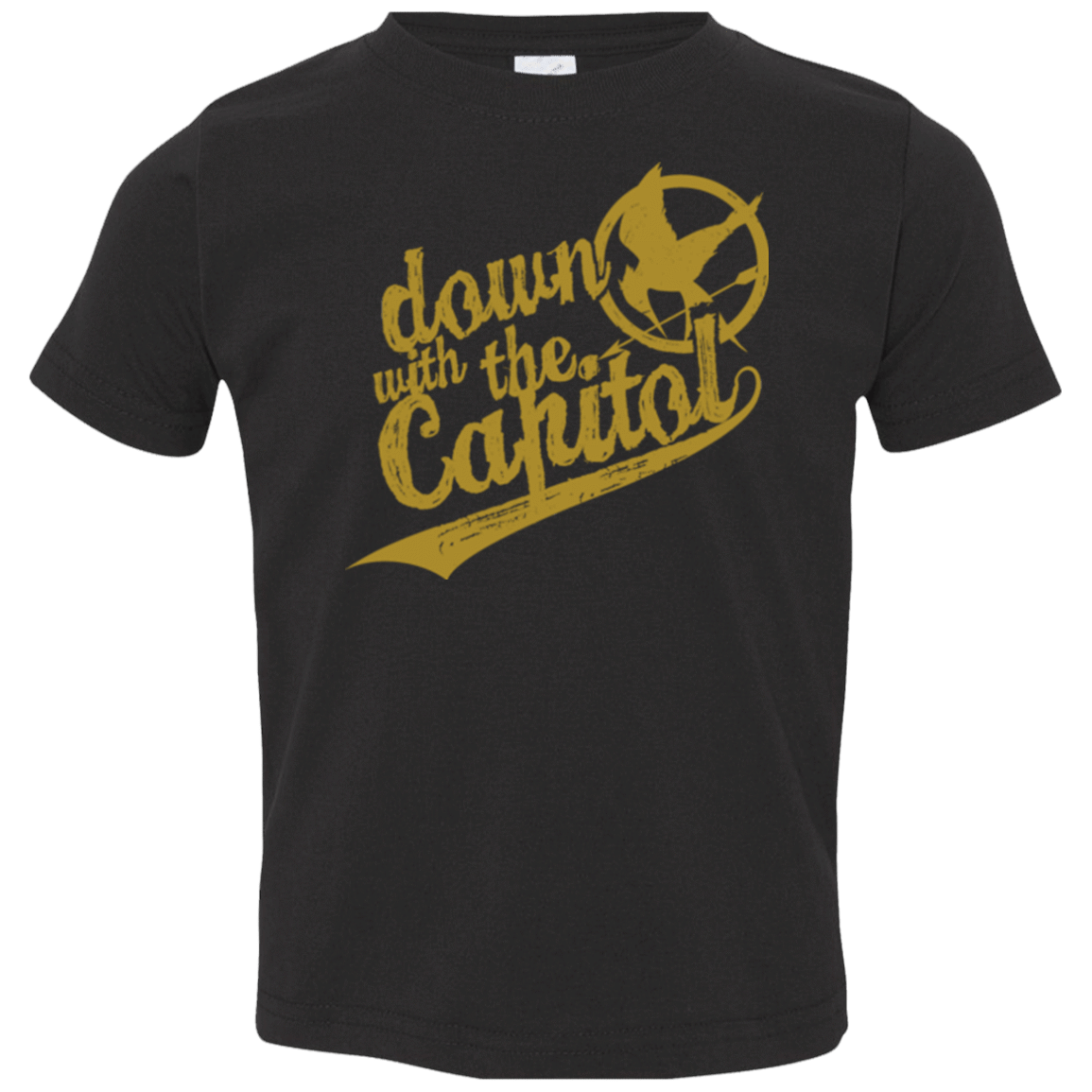 T-Shirts Black / 2T Down with the Capitol Toddler Premium T-Shirt