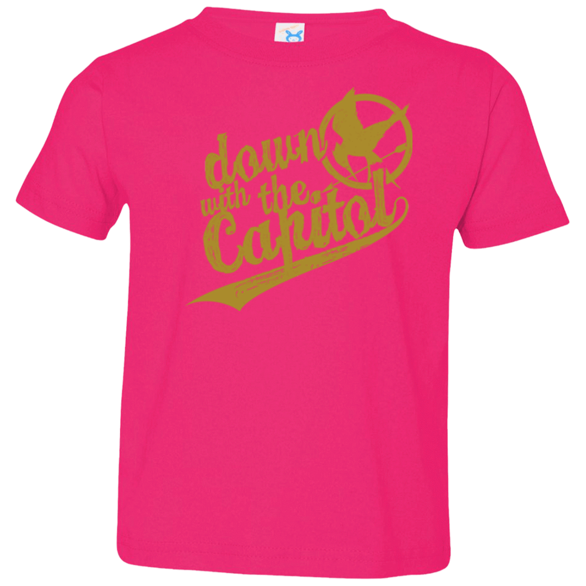 T-Shirts Hot Pink / 2T Down with the Capitol Toddler Premium T-Shirt