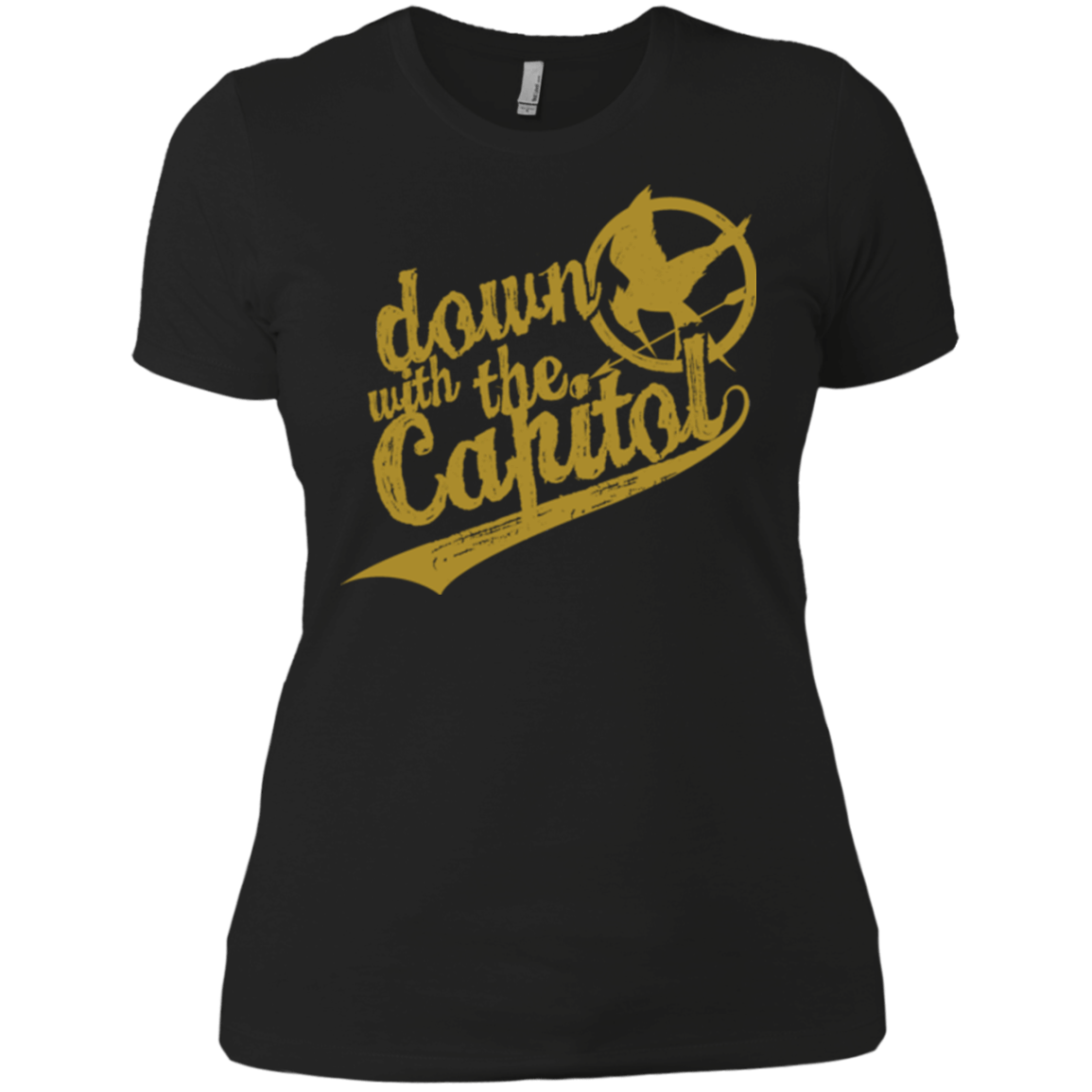 T-Shirts Black / X-Small Down with the Capitol Women's Premium T-Shirt