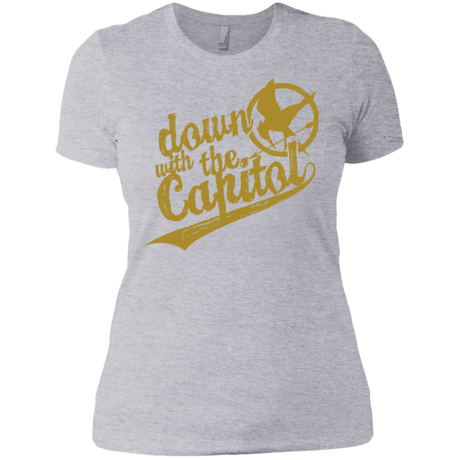 T-Shirts Heather Grey / X-Small Down with the Capitol Women's Premium T-Shirt