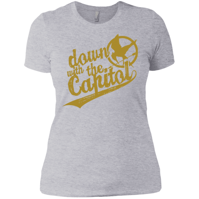 T-Shirts Heather Grey / X-Small Down with the Capitol Women's Premium T-Shirt
