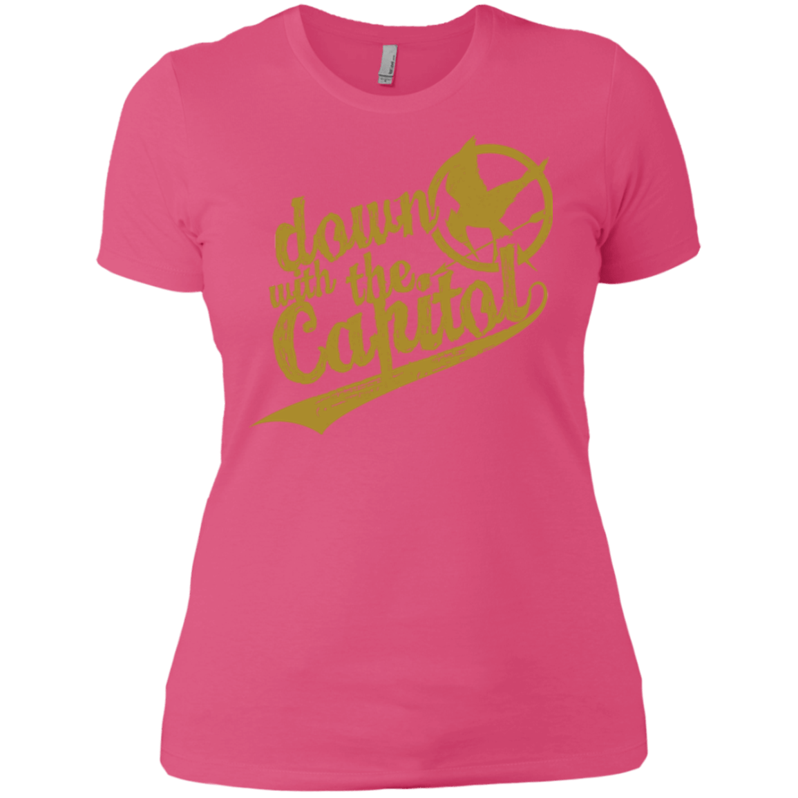 T-Shirts Hot Pink / X-Small Down with the Capitol Women's Premium T-Shirt