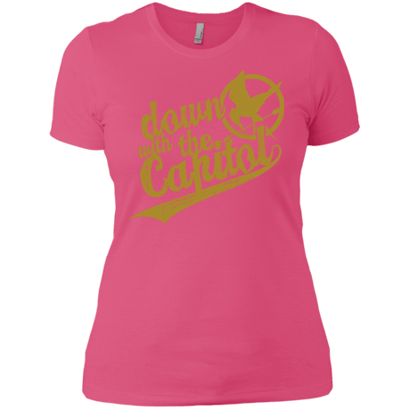 T-Shirts Hot Pink / X-Small Down with the Capitol Women's Premium T-Shirt