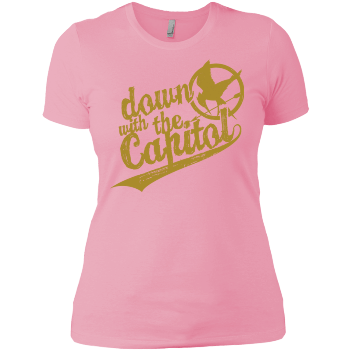 T-Shirts Light Pink / X-Small Down with the Capitol Women's Premium T-Shirt