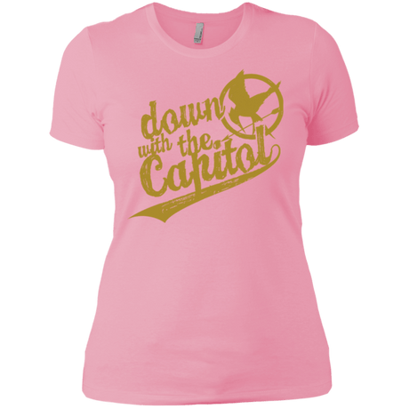 T-Shirts Light Pink / X-Small Down with the Capitol Women's Premium T-Shirt