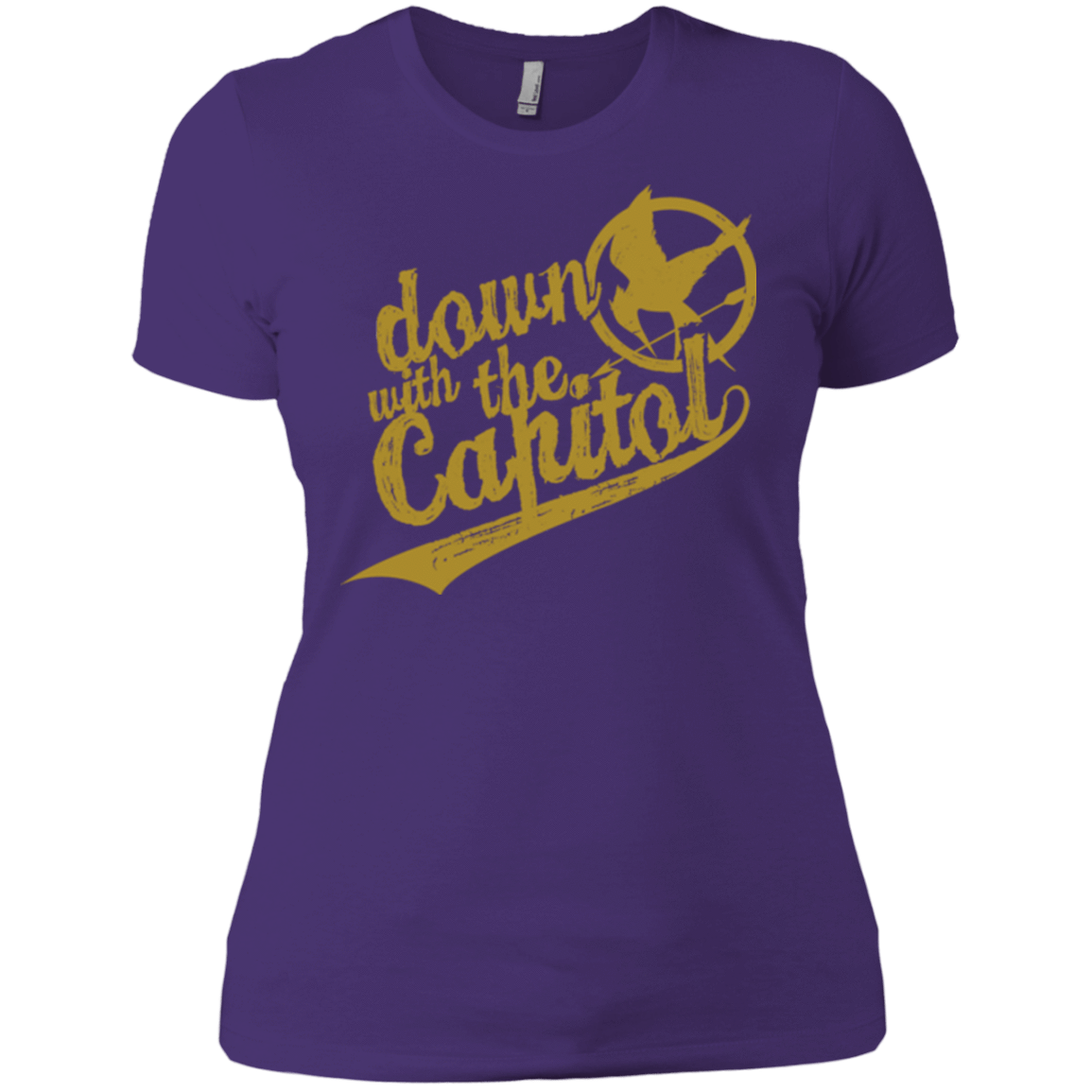 T-Shirts Purple / X-Small Down with the Capitol Women's Premium T-Shirt