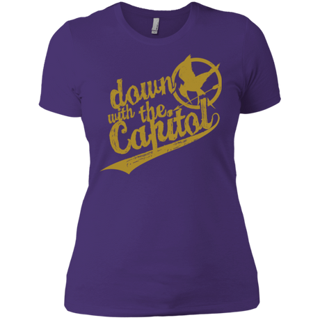 T-Shirts Purple / X-Small Down with the Capitol Women's Premium T-Shirt