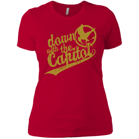 T-Shirts Red / X-Small Down with the Capitol Women's Premium T-Shirt