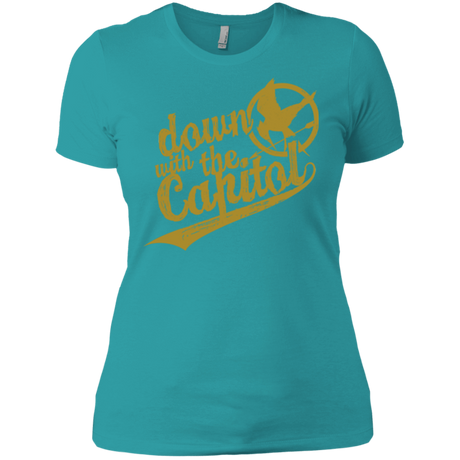 T-Shirts Tahiti Blue / X-Small Down with the Capitol Women's Premium T-Shirt