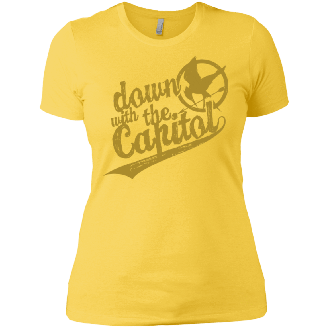 T-Shirts Vibrant Yellow / X-Small Down with the Capitol Women's Premium T-Shirt