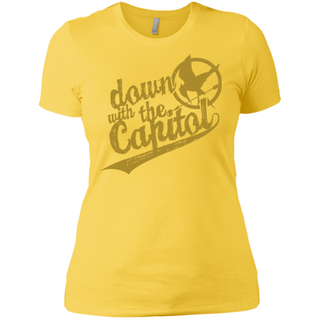 T-Shirts Vibrant Yellow / X-Small Down with the Capitol Women's Premium T-Shirt