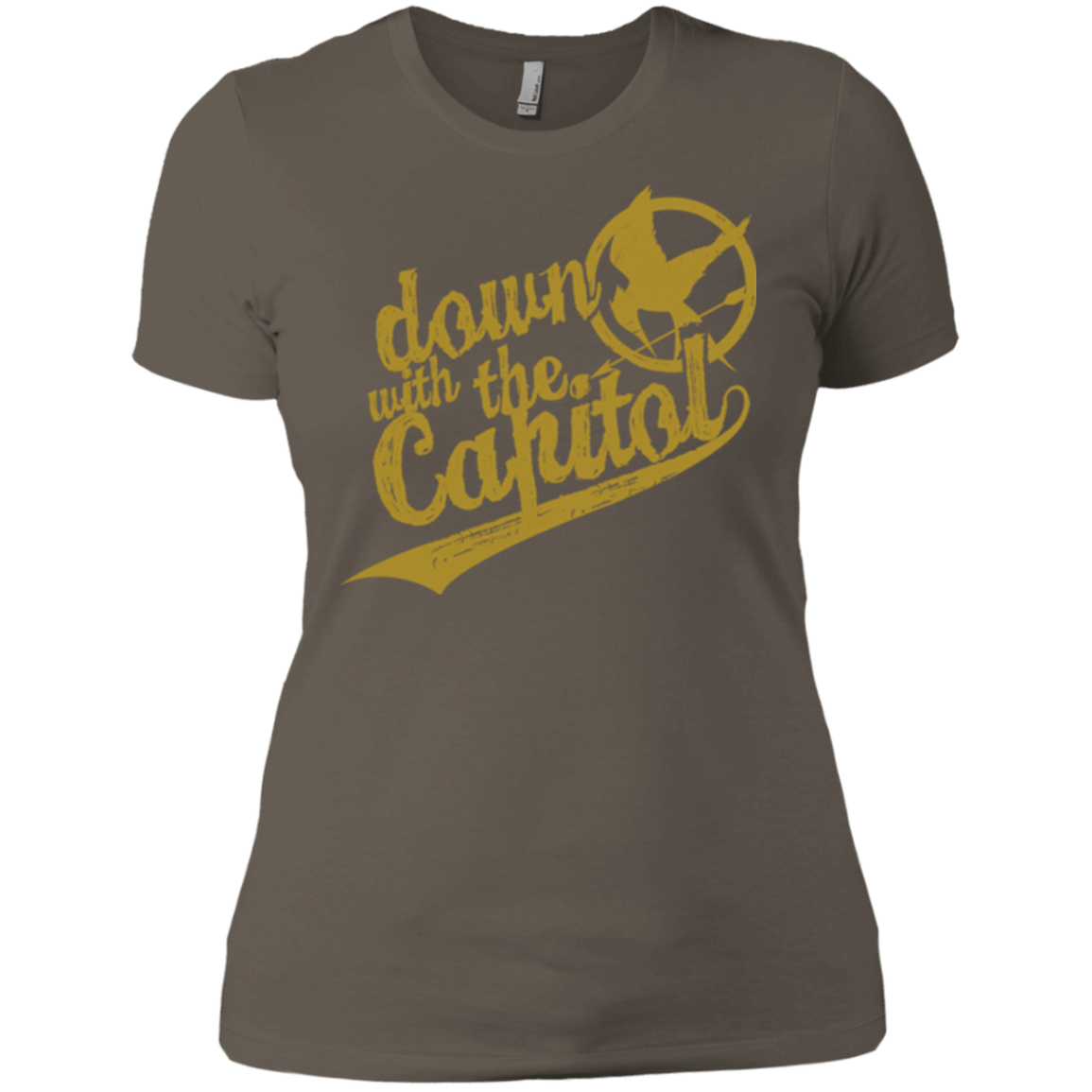 T-Shirts Warm Grey / X-Small Down with the Capitol Women's Premium T-Shirt