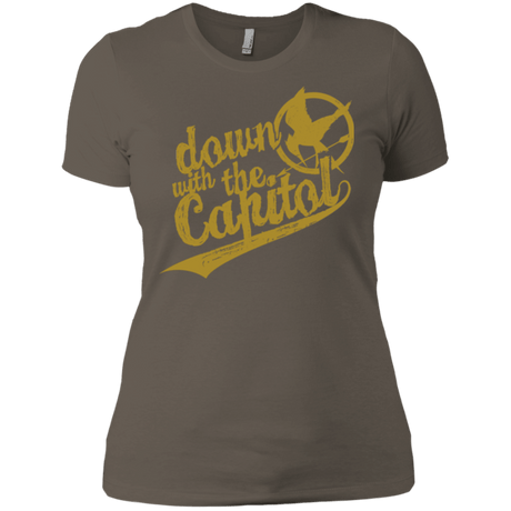 T-Shirts Warm Grey / X-Small Down with the Capitol Women's Premium T-Shirt