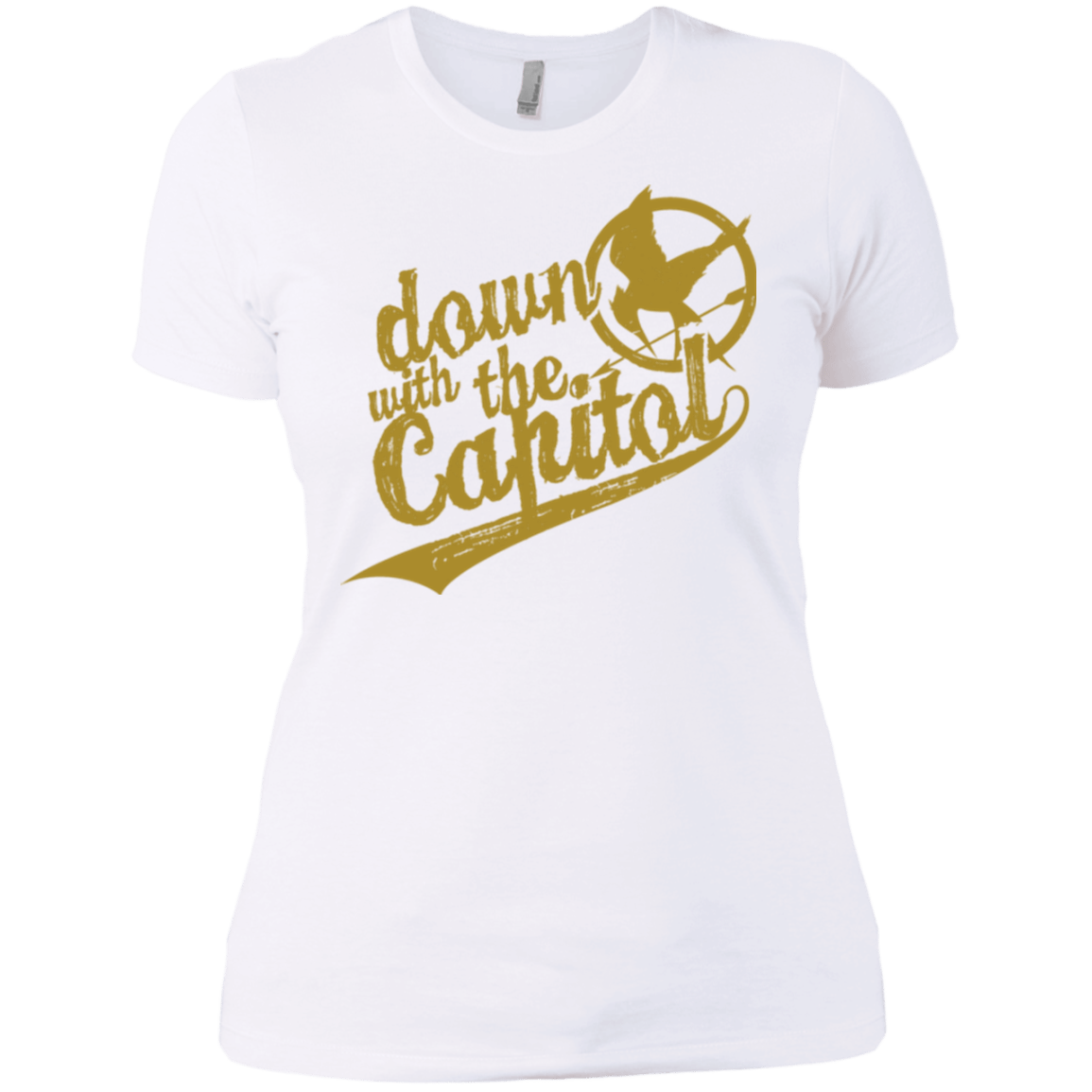 T-Shirts White / X-Small Down with the Capitol Women's Premium T-Shirt